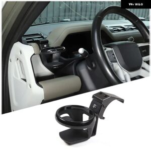 ランドローバー ディフェンダー 90 110 2020-2023 ABS + 合金 黒 ダッシュボード 側水カップ ブラケット カーアクセサリー - Style C