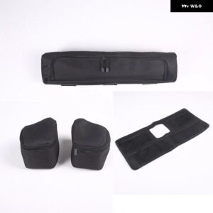 ランドローバー ディフェンダー 90 110 130 2020-2024 インパネ 収納 袋 グローブ ボックス 蓋 収納 ネットバッグカーアクセサリー - Style E 4 PCS