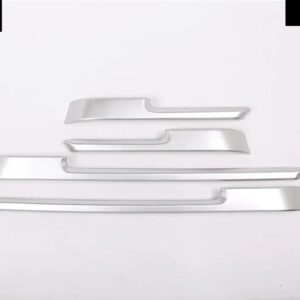 ランドローバー 4個 レンジローバー ヴォーグ L405 2013-2017 黒 ABS クローム室内ドア 装飾 ストリップ トリム アクセサリー - Silver