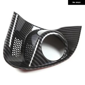 スバル WRX 2022-2024 ABS カーボン/レッド車内点火 スイッチ 装飾 カバー ステッカー カーアクセサリー - carbon fiber