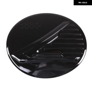 スバル CROSSTREK 2023 2024 ABS カーボン/黒燃料 タンクキャップ 装飾 ステッカー カーアクセサリー - black