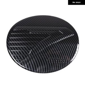 スバル CROSSTREK 2023 2024 ABS カーボン/黒燃料 タンクキャップ 装飾 ステッカー カーアクセサリー - carbon fiber