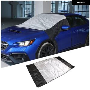 スバル WRX 2021-2023 フロントガラス 積雪抗雪フロストアイスシールドダスト プロテクター フロントガラス 積雪アクセサリー - Style A