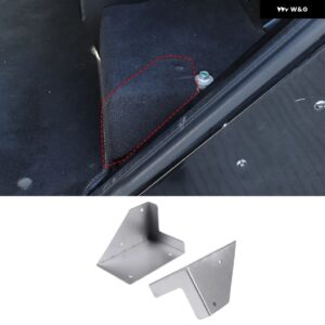 ランドローバー ディフェンダー 2004-2019 合金 フロントとリアシート底防止コーナーアクセサリー - Rear row2