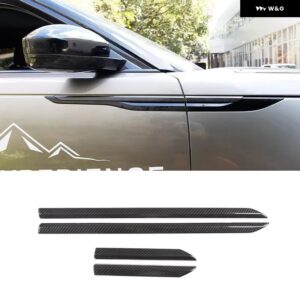 ランドローバー ABS カーボン レンジローバー VELAR 2017-2024 カーセンター コンソール ステアリングホイール ステッカー フレーム カバー - 11