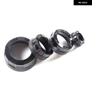 ジャガー XJ 2010-2019 合金 カー エアコン ボリュームノブカバー トリム 部品 インテリア アクセサリー - Style A Black