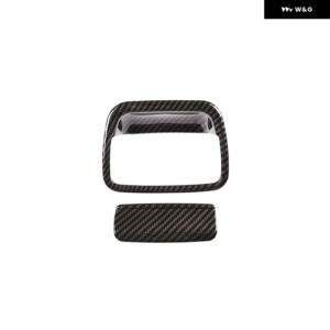 BMW カーボン X1 E84 2011-2015 車 ABS マット インテリア グローブカバー トリム アクセサリー - carbon fiber