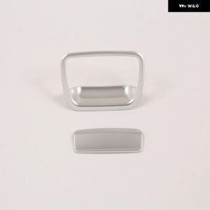 BMW カーボン X1 E84 2011-2015 車 ABS マット インテリア グローブカバー トリム アクセサリー - Silver