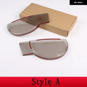ランドローバー ディフェンダー 90 110 2020-2025 カー スタイリング ABS ヘッドライト カバー カーアクセサリー - Style A