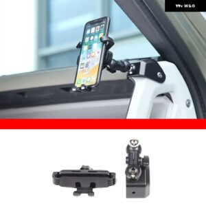 ランドローバー ディフェンダー 110 2020-2024 アルミ携帯電話 ブラケット GPS ナビゲーション ブラケット インテリア アクセサリー - Style D Right