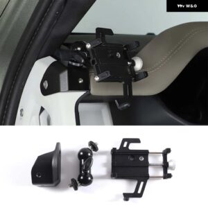 ランドローバー ディフェンダー 110 2020-2024 アルミ携帯電話 ブラケット GPS ナビゲーション ブラケット インテリア アクセサリー - Style A Left