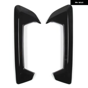 BMW 2個 ABS 黒 X5 G05 2023 2024 サイドエアフェンダーベント トリム カーアクセサリー - ABS Black