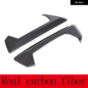 BMW 2個 ABS 黒 X5 G05 2023 2024 サイドエアフェンダーベント トリム カーアクセサリー - Real carbon fiber