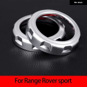 ランドローバー レンジローバー スポーツディスカバリー 4 09-16 クロームメッキリア エアコン ベントリング 装飾 アクセサリー - Range rover sport