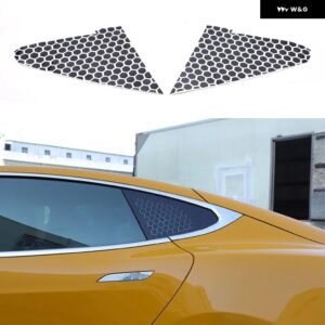 テスラ モデル S 2014-2024 リア窓ガラスカバー トリム 装飾 ステッカー PVC 外装 アクセサリー - Style C