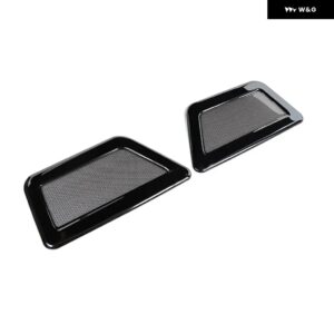 BMW IX 40 50 M60 2022 2023 2024 ステンレス リア エアベント コンディショナー アウトレット ダストカバー インテリア アクセサリー - black