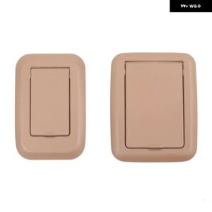 ランドローバー レンジローバー ヴォーグ L460 2023 ABS カーボンリア調整 ボタン ミスタッチカバー アクセサリー - Style D