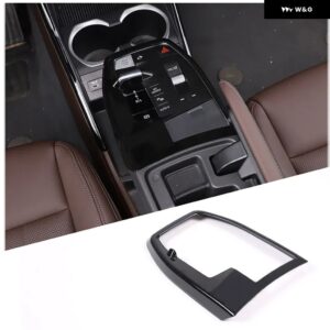 BMW ABS ブラック X1 U10 U11 2023-2024 インテリア キット ステアリングホイール ダッシュボード コンソール ギア シフト パネル カバー トリム ステッカー - Style 5