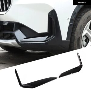 BMW ABS ブラック X1 U10 U11 2023-2024 インテリア キット ステアリングホイール ダッシュボード コンソール ギア シフト パネル カバー トリム ステッカー - Style 9