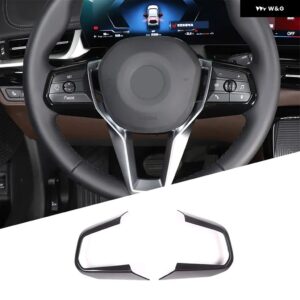 BMW ABS ブラック X1 U10 U11 2023-2024 インテリア キット ステアリングホイール ダッシュボード コンソール ギア シフト パネル カバー トリム ステッカー - Style 3