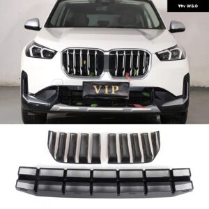 BMW X1 U11 M スポーツ バージョン 2023 2024 防虫ネット 防塵 フロントエアインレットベントグリル カバー プロテクター アクセサリー - 2PCS