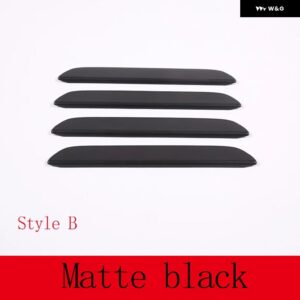 BMW X1 U11 2023 5シリーズ G60 2024 ABS カーボンハンドルカバー 装飾 ステッカー アクセサリー - Style B Matte black