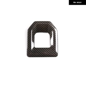 ランドローバー ABS インナーセンター コンソール ギア シフト カバー トリム ステッカー レンジローバー EVOQUE L551 2020 カーアクセサリー - carbon fiber