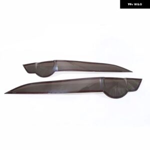 ジャガー F-TYPE 2013-2024 ABS ブラック テールライト カバー インジケータ光カバー 装飾 アクセサリー - For 2013-2020