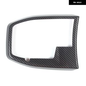 BMW X1 IX1 U10 U11 2023-2024 ABS カーボン中央 制御 ギア パネル 装飾 フレーム ステッカー インテリア アクセサリー - carbon fiber