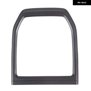 スバル WRX 2021-2023 ABS マットブラックカーセンター コントロール ギア シフト パネル ステッカー カー インテリア アクセ - Matte black