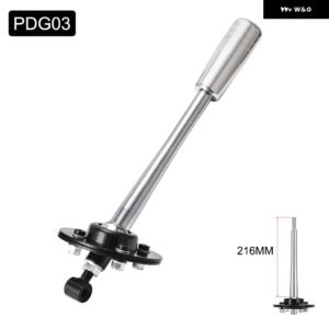 BMW ドリフトチューニングショートシフター レバー ノブキット 付き 85-10 E30 E36 E46 E34 E39 E6X Z3 PQY-PDG03 - SILVER KNOB