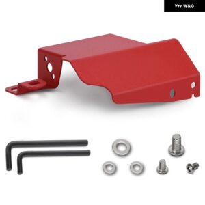 スバル ラジエーター 冷却プレート シュラウド プーリーベルトカバー ブースト コントロール ソレノイド カバー 08-14 WRX STI ハ - TYPE3 RED NO LOGO