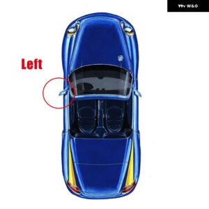ボルボ サイドバック ミラー バックカバー シェルケース S60 S80 V70 2004-2006 フロントサイド ウイング ミラー ガラス 39979044 39979062 - Left Side