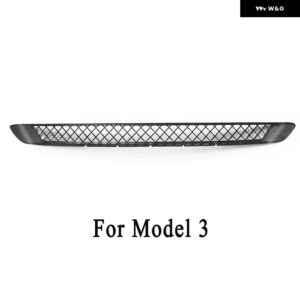 テスラ モデル3 2017-2023 / モデルY 2019-2023 アンダー レーシンググリル ハニカム エアベント カバー 防塵 防虫ネット - Carbon For Model 3