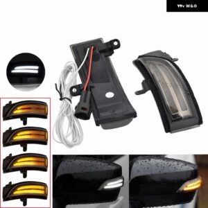 スバル 2個 LED ダイナミックウインカーサイドミラー インジケータライト車 WRX STI フォレスター アウトバック インプレッサ レガシ - Dynamic Smoked lens