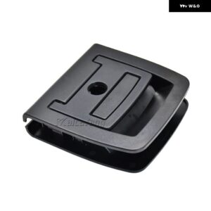 BMW E70 X5 E71 X6 2006-13 リア トランク テールカバー 底板マットフロアカーペットハンドル - Black With Lock Hole