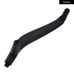 BMW X5 13-18 F15 X6 F16 5141 7292 インテリア ハンドルインナードア アームレスト パネル プル トリム カバー - BLACK LEFT