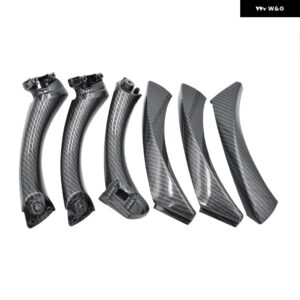 BMW 51417230851 51417230852 51417230849 車左右インサイドハンドルドア パネル 3シリーズ E90 E91 E92 316 318 320 325 - Carbon Fiber LHD