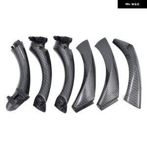 BMW 51417230851 51417230852 51417230849 車左右インサイドハンドルドア パネル 3シリーズ E90 E91 E92 316 318 320 325 - Carbon Fiber RHD