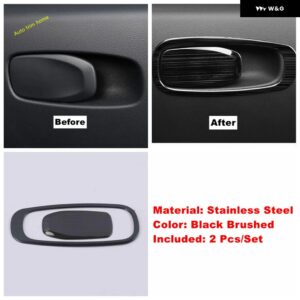 ボルボ ドア ステレオ スピーカー ラウド スピーカー /ピラー B エアコン ACベント/グローブ 収納 ボックス カバー トリム XC60 2018 - 2024 - Black Brushed B
