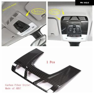BMW フロント天井読書ドームカーテシライトランプ 装飾 フレーム カバー トリム X2 F39 2018 - 2021 インテリア アクセサリー - Carbon Fiber Look