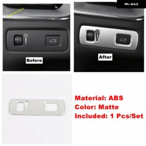 ボルボ ヘッドライト ヘッドランプ スイッチ スパンコール調整 装飾 カバー トリム XC90 XC60 XC40 S90 V90 2018 - 2023 カーアクセサリー - matte