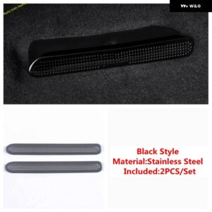 BMW ステンレス シート AC 熱床 エアコン ダクトベント アウトレット グリル カバー 3シリーズ G20 2019 - 2024 - black