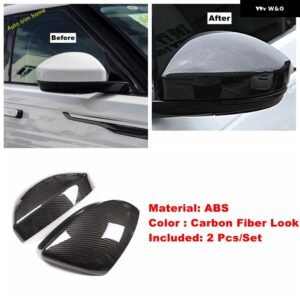 ランドローバー バックミラー カバー レンジローバー ヴェラール L560 / イヴォーク L538 L551 2014 - 2023 / ディスカバリー スポーツ L550 2015 - 2022 - Carbon Fiber Look