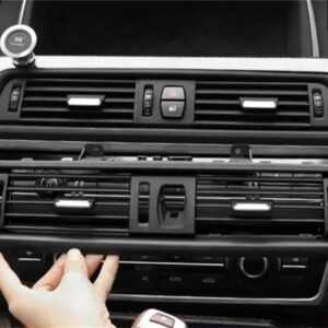 BMW LAPETUS エアコン AC アウトレット ベントカバー トリム 5シリーズ 520I 525I 530I F10 F18 2011 - 2016 プラスチック /交換部品 - Model B