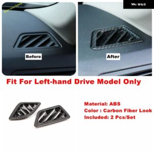 BMW ドアハンドル ボウル/ ダッシュボード エアACベント フレーム / ギア シフト パネル カバー トリム 5シリーズF10 F18 520I 2011 - 2016 - Model E