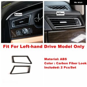 BMW ステアリングホイール エア AC ベント ギア シフト ヘッド ダッシュボード カバー トリム 車 7シリーズ F01 F02 F03 F04 2009 - 2015 - Model E