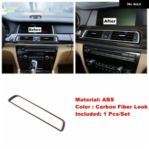 BMW ステアリングホイール エア AC ベント ギア シフト ヘッド ダッシュボード カバー トリム 車 7シリーズ F01 F02 F03 F04 2009 - 2015 - Model J
