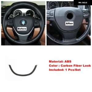 BMW ステアリングホイール エア AC ベント ギア シフト ヘッド ダッシュボード カバー トリム 車 7シリーズ F01 F02 F03 F04 2009 - 2015 - Model D
