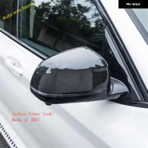 BMW 外側ドアバックミラー 装飾 プロテクター キャップカバー トリム カー スタイリング X3 G01 2018 - 2023 - Carbon Fiber Look